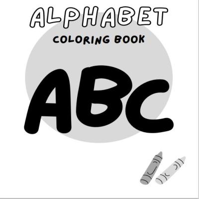 دفتر تلوين الحروف الانجليزية